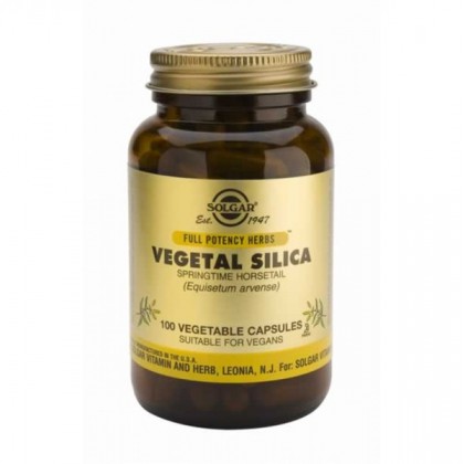  SOLGAR Vegetal Silica 520mg 100 Κάψουλες