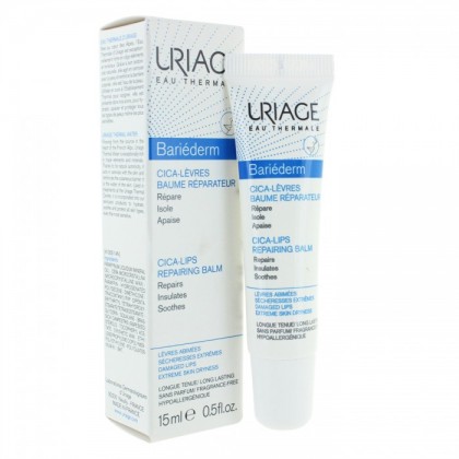 Uriage Bariederm Cica-Levres Baume Reparateur 15ml