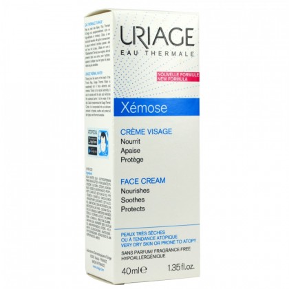 URIAGE XEMOSE FACE CREAM ΠΟΛΥ ΞΗΡΑ ΔΕΡΜΑΤΑ 40ML