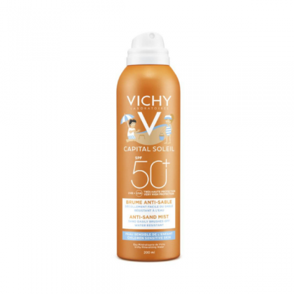 Vichy Capital Soleil Παιδικό Αντηλιακό Σπρέι Κατά της Άμμου SPF50+ 200 ml