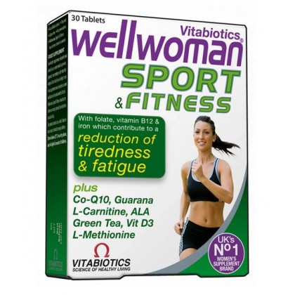 VITABIOTICS Wellwoman Sport 30 Ταμπλέτες