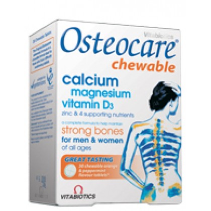 VITABIOTICS Osteocare Chewable 30 Ταμπλέτες