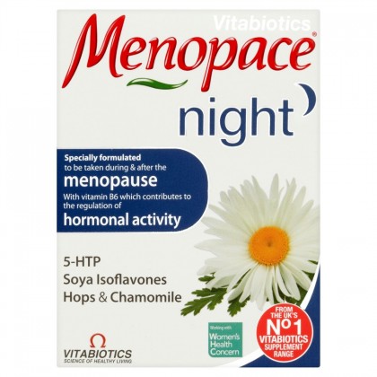 VITABIOTICS Menopace Night 30 Ταμπλέτες