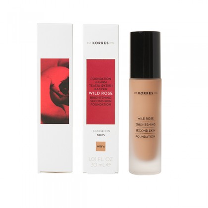 Korres Wild Rose Brightening Second-Skin Foundation SPF15 WRF4