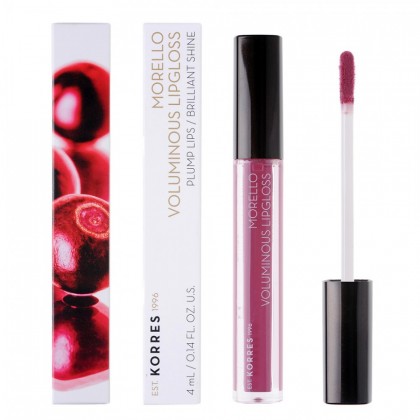 Korres Morello Voluminous LipGloss 27 Berry Purple 4ml