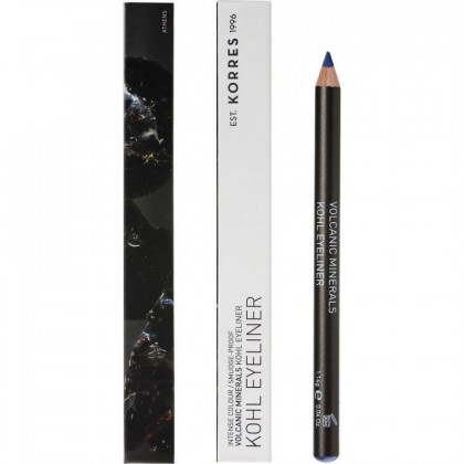 Korres Volcanic Minerals Kohl Eyeliner Μολύβι Ματιών 04 Blue/Μπλέ 1.14g