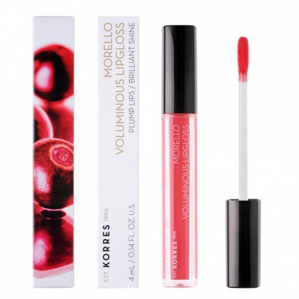 Korres Morello Voluminous LipGloss 42 Peachy Coral 4ml