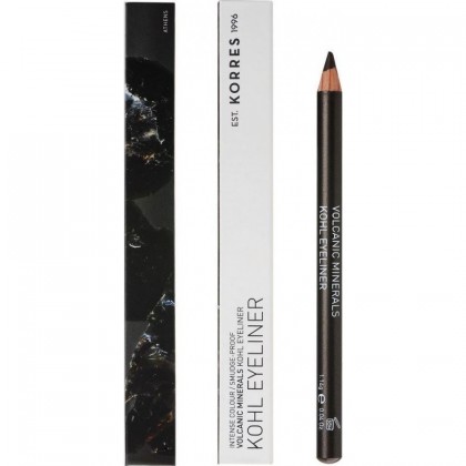 Korres Volcanic Minerals Kohl Eyeliner Μολύβι Ματιών 02 Brown/Καφέ 1.14g