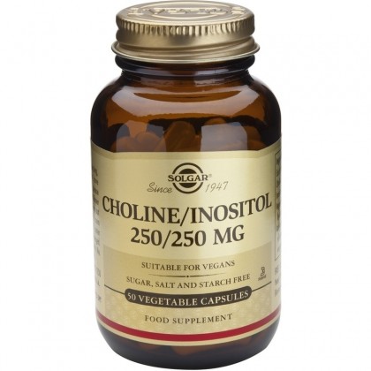 SOLGAR Choline-Inositol 250MG 50 Κάψουλες