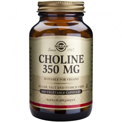 SOLGAR Choline 350mg 100 Κάψουλες