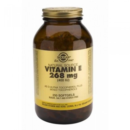 SOLGAR Vitamin E 400 IU 250 Κάψουλες