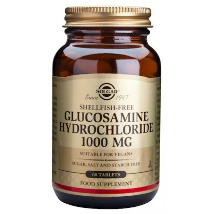 SOLGAR Glucosamine HCL 1000mg 60 Ταμπλέτες