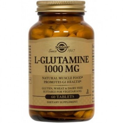 SOLGAR L-Glutamine 1000mg 60 Ταμπλέτες