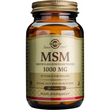 SOLGAR MSM 1000mg 60 Ταμπλέτες