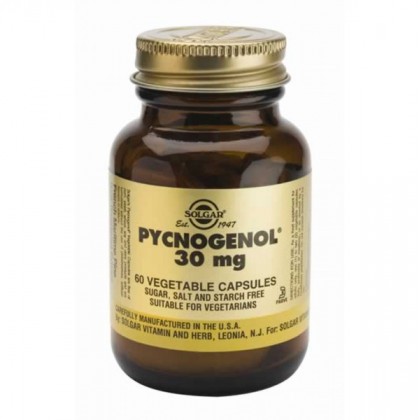 SOLGAR Pycnogenol 30mg 60 Κάψουλες