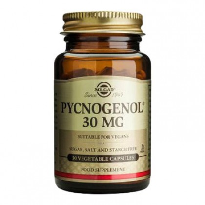 SOLGAR Pycnogenol 30mg 30 Κάψουλες