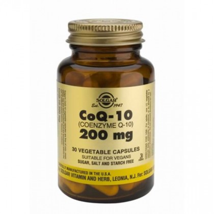 SOLGAR Coenzyme Q10 200mg 30 Κάψουλες