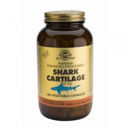 SOLGAR Shark Cartilage 100% Pure Shark 180 Κάψουλες