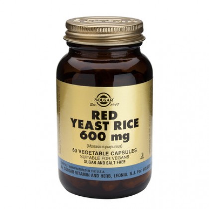 SOLGAR Red Yeast Rice 60 Κάψουλες
