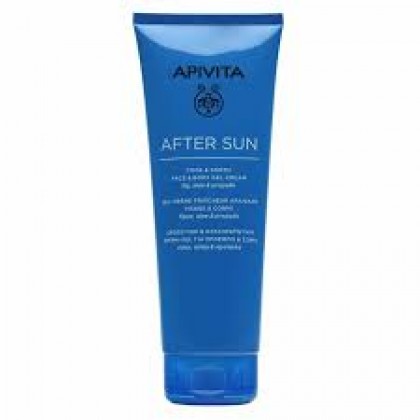 Apivita After Sun Δροσιστική Κρέμα Gel Για Πρόσωπο - Σώμα Με Σύκο, Αλόη και Πρόπολη 100ml