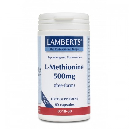 LAMBERTS L-Methionine 500mg 60 Κάψουλες